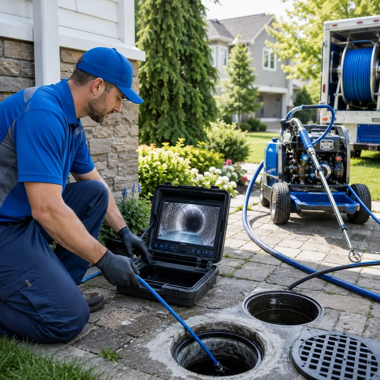 Outdoor drain cleaning professionals serving Amberson, PA